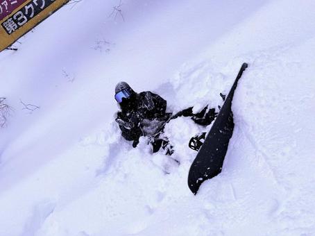 雪遊び 雪遊び スノーボード,スノボ,スキー場の写真素材