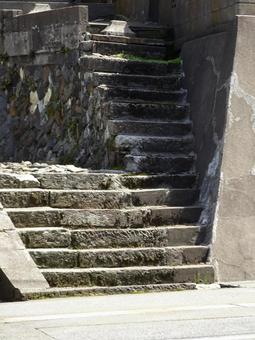 Photo, stone stage, stage, stone steps, 