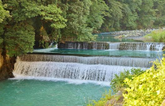 Hayakawa River flowing through Hakone Yumoto, JPG
