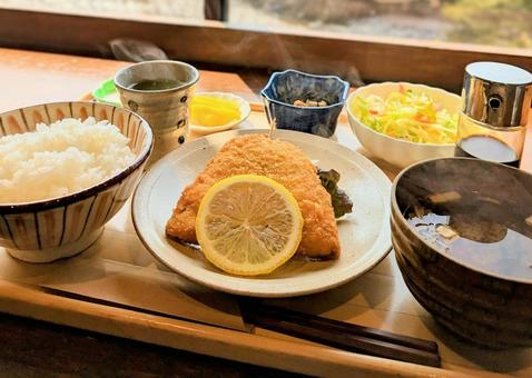 アジフライ定食 アジフライ定食の写真