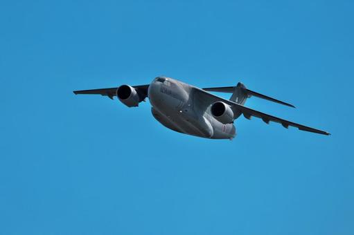 入間航空祭 C-2輸送機　展示飛行 入間基地,航空祭,航空自衛隊の写真素材