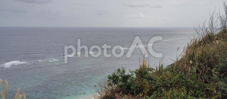比嘉ロードパークからの景色 沖縄,宮古島,比嘉ロードパークの写真素材