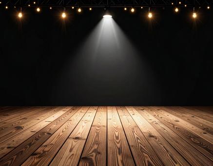 舞台風の背景　スポットライト1の写真