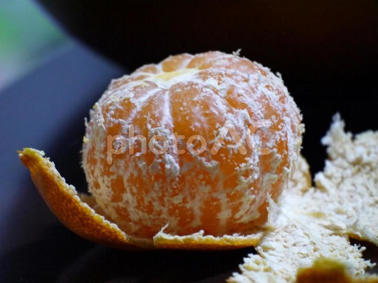 みかんの皮向いたよ1 みかん,皮,果物の写真素材
