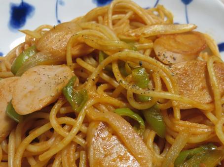 ナポリタン ナポリタン パスタ,スパゲティー,ナポリタンの写真素材