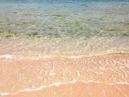 砂浜 砂浜 石垣島,沖縄,透き通ったの写真素材