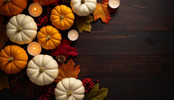 秋のフレームの写真