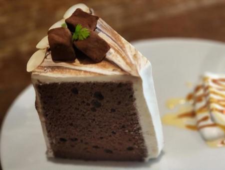 チョコレートシフォンケーキ チョコレートシフォンケーキの写真