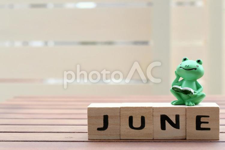 6月のイメージ 6月,june,水無月の写真素材