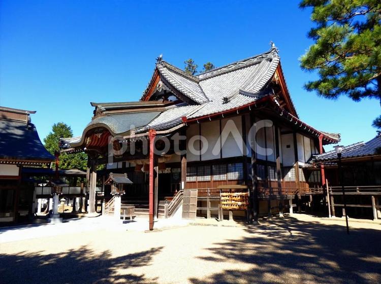 【風景写真】出雲大社備後分院 出雲大社備後分院,社殿,神社の写真素材