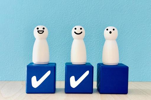 チェックでステップを確認していくイメージ チェックでステップを確認していくイメージ チェック,ステップ,リストの写真素材