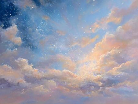 幻想的な空 幻想的な空の写真