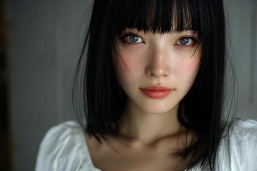 美しい黒髪日本女性 美しい黒髪日本女性の写真