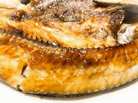 ほっけの干物の焼き目がついた美味しい所1 ほっけの干物の焼き目がついた美味しい所1 ほっけ,干物,開きの写真素材