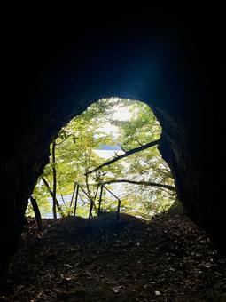 十和田湖　御室 十和田湖,御室,洞窟の写真素材