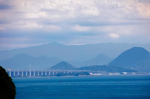 通仙園展望広場 通仙園展望広場 通仙園展望広場,瀬戸内海,海の写真素材