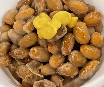 カップ納豆 納豆,カップ納豆,ネバネバの写真素材