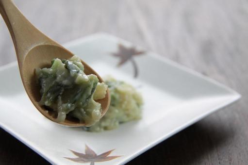 山菜わさび お漬け物 山菜わさび お漬け物 山菜わさび,お漬け物,山菜加工品の写真素材