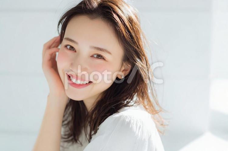美容関連女性イメージ-1 女性,スキンケア,人物の写真素材