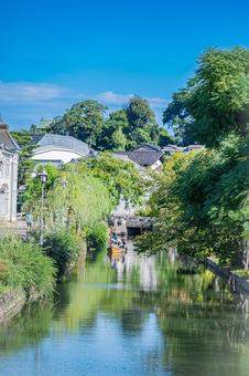 岡山　倉敷美観地区の風景 倉敷,倉敷美観地区,岡山の写真素材