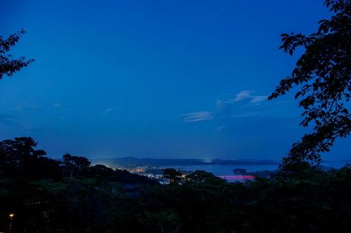 松島の夜景⑵ 松島の夜景⑵ 松島,日本三景,夜の写真素材