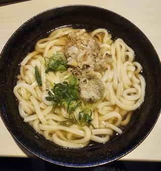 大阪名物かすうどん 大阪名物かすうどん かすうどん,大阪名物,とろろ昆布の写真素材