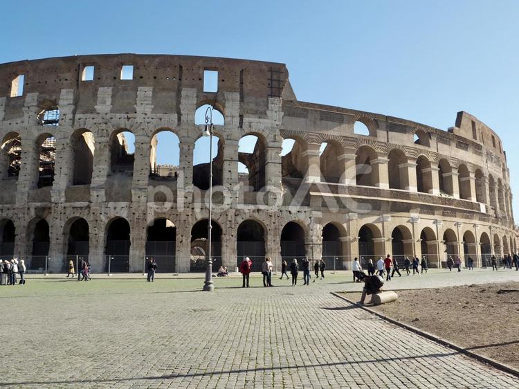コロッセオの景色 コロッセオ,イタリア,ローマの写真素材