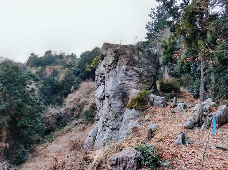 弓立山の巨石、男鹿岩 弓立山,男鹿岩,巨石の写真素材
