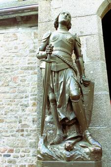 ジャンヌダルク像の写真