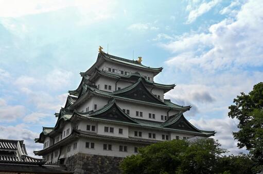 名古屋城 名古屋,愛知,名古屋城の写真素材