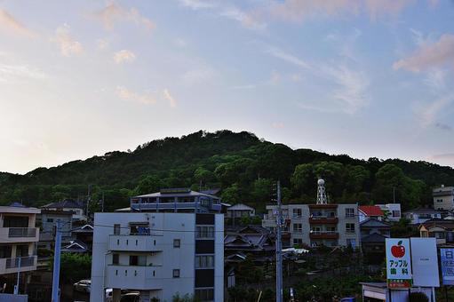 松山市郊外の町角風景 松山市郊外の町角風景 町並み,家並み,大峰ヶ台の写真素材