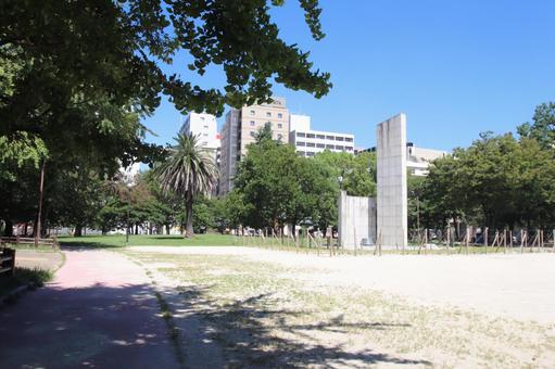 冷泉公園 冷泉公園 福岡市,福岡県,博多の写真素材