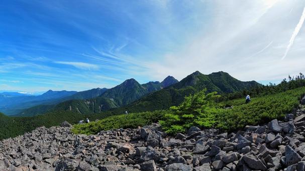 Photo, mountain, climbing, mt. amigasa, 