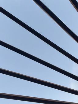 空 日よけ 空 日よけ 空,日よけ,天井の写真素材