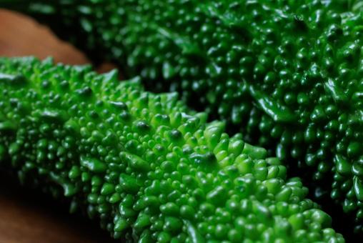 ゴーヤ ゴーヤ ゴーヤ,野菜,実の写真素材