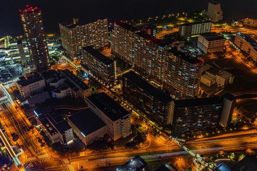 都市夜景 都市夜景の写真