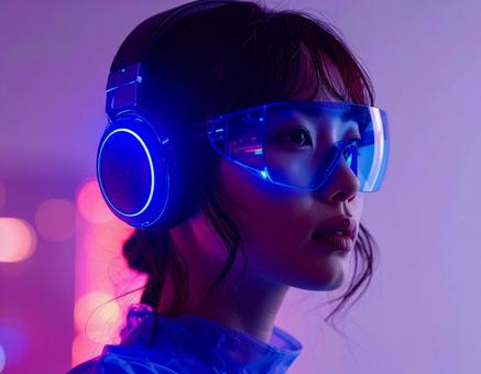 サイバーな女性 サイバーな女性の写真