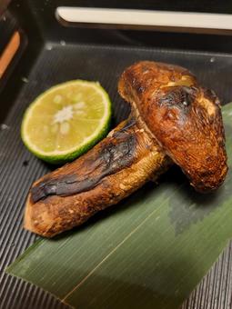 焼き松茸 焼き松茸の写真