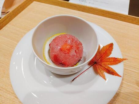 フレンチコースのデザート フレンチ,グルメ,食べ物の写真素材