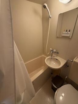 コンパクトな賃貸住宅のユニットバス ユニットバス,浴室,トイレの写真素材