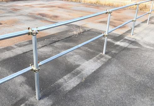 仕切りパイプ 仕切りパイプ,仕切り,工事の写真素材