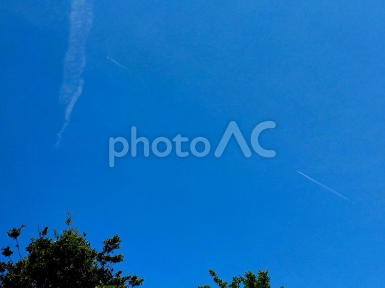 日本の空 青空,空,イマソラの写真素材
