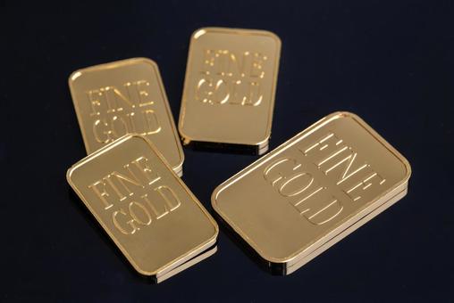 ゴールドバー　GOLD 金,金塊,ゴールドバーの写真素材