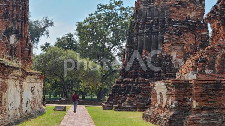 古代遺跡を巡る旅 遺跡,古代,道の写真素材