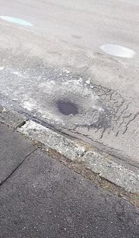 道路の氷 道路の氷 冬,道路,コンクリートの写真素材