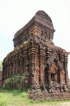 ベトナムの世界遺産ミーソン遺跡 ベトナムの世界遺産ミーソン遺跡 ベトナム,ミーソン遺跡,遺跡の写真素材