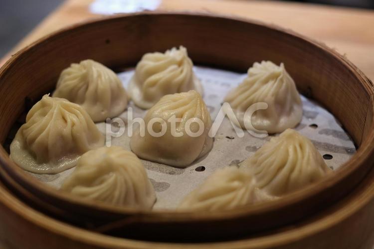 台湾のせいろで蒸された小籠包 小籠包,小籠湯包,台湾の写真素材