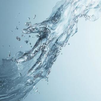 背景にも使える、涼しげな水のスプラッシュ 背景にも使える、涼しげな水のスプラッシュの写真