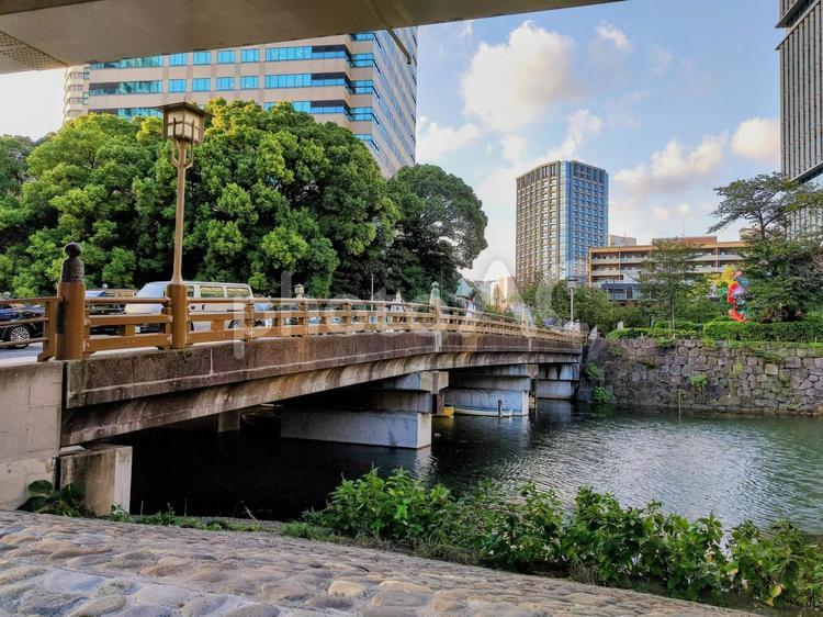 君の名は。聖地巡礼、弁慶橋 関東,地方,東京の写真素材