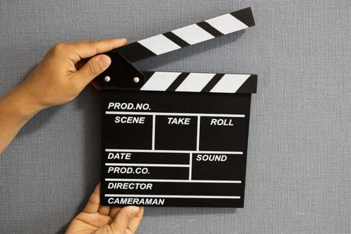 カチンコ カチンコ カチンコ,映画,演技の写真素材